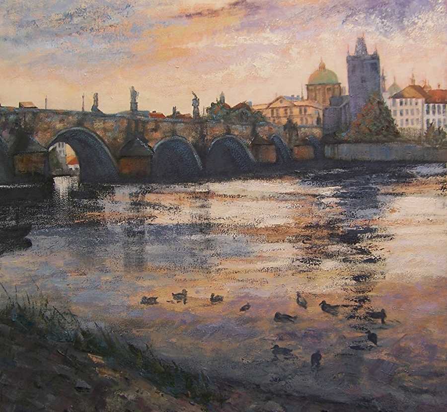 Approaching Sunset, Prague