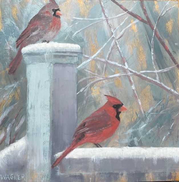 Cardinals in Winter